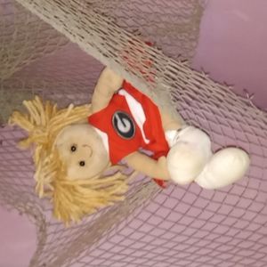 DOLL wearing Georgia Bulldogs OUTFIT